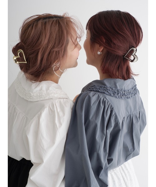 jumelle（ジュメロ）の「heart vance  clip（バレッタ/ヘアクリップ・レディース・シルバー/ゴールド・FREE）」の22枚目の写真