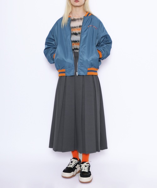 PUNYUS(プニュズ)の「スーベニアジャケット(ブルゾン・レディース・レッド/ブルー/ブラック・2/3/4)」の14枚目の写真