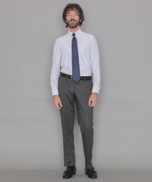 MACKINTOSH LONDON(マッキントッシュ ロンドン)の「【FLEX JERSEY】キャンディーストライプジャージーシャツ(ビジネスシャツ・メンズ・パープル系その他2/ブルー系その他7・M/L/S/XL)」の13枚目の写真