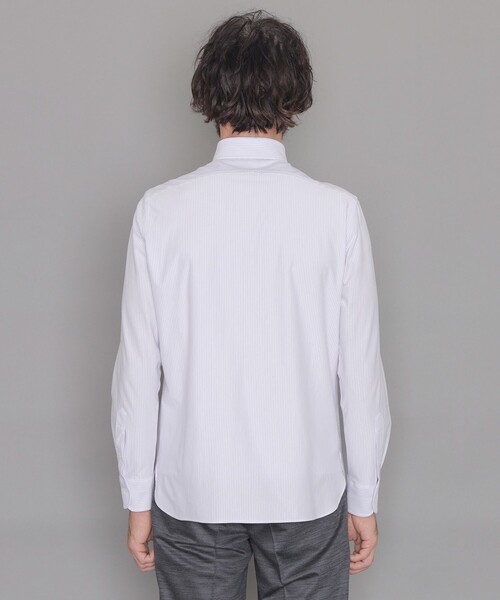 MACKINTOSH LONDON(マッキントッシュ ロンドン)の「【FLEX JERSEY】キャンディーストライプジャージーシャツ(ビジネスシャツ・メンズ・パープル系その他2/ブルー系その他7・M/L/S/XL)」の8枚目の写真