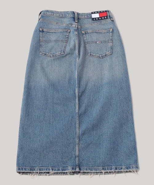 TOMMY HILFIGER(トミーヒルフィガー)の「クレアハイライズミディデニムスカート(デニムスカート・レディース・インディゴブルー・26inch)」の8枚目の写真