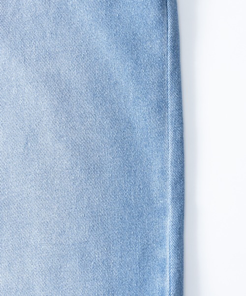 NYLAUS（ナイラス）の「ダメージ加工 ワイドデニムパンツ（デニムパンツ・メンズ・ブルー/ブラック・LL/L/M）」の6枚目の写真