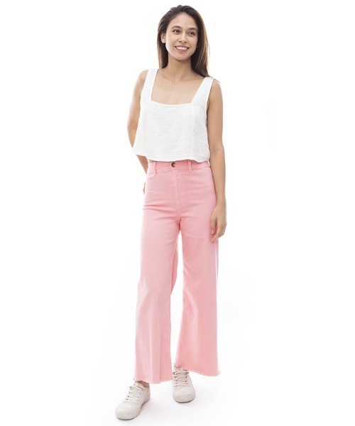 BILLABONG（ビラボン）の「BILLABONG レディース FREE FALL ロングパンツ 【2024年春夏モデル】/ビラボンワイドボトムス（その他パンツ・レディース・ピンク/オレンジ系その他・25inch/26inch）」の10枚目の写真