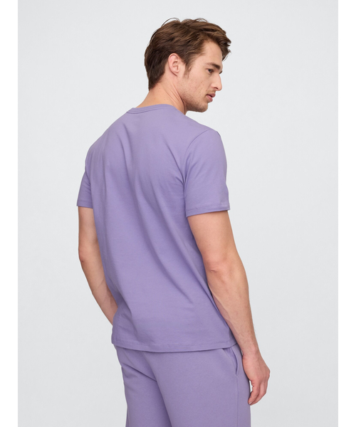 GAP（ギャップ）の「エブリディ ソフト GAPロゴTシャツ(ユニセックス)（Tシャツ/カットソー・メンズ・ブラック/ホワイト/グリーン/ネイビー/ベージュ/イエロー/ブラウン/パープル/イエロー系その他/グリーン系その他/ピンク・XS/S/M/L/XL）」の19枚目の写真