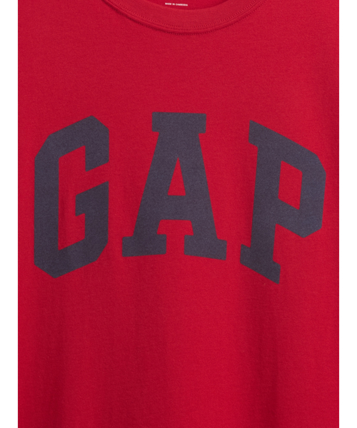 GAP（ギャップ）の「エブリディ ソフト GAPロゴTシャツ(ユニセックス)（Tシャツ/カットソー・メンズ・ブラック/ホワイト/グリーン/ネイビー/ベージュ/イエロー/ブラウン/パープル/イエロー系その他/グリーン系その他/ピンク/イエロー系その他2/レッド/カーキ/ベージュ系その他/グリーン系その他2/グリーン系その他3/ブルー/レッド系その他・XS/S/M/L/XL）」の22枚目の写真
