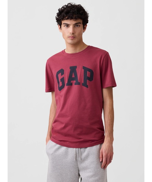 GAP（ギャップ）の「エブリディ ソフト GAPロゴTシャツ(ユニセックス)（Tシャツ/カットソー・メンズ・ブラック/ホワイト/グリーン/ネイビー/ベージュ/イエロー/ブラウン/パープル/イエロー系その他/グリーン系その他/ピンク/イエロー系その他2/レッド/カーキ/ベージュ系その他/グリーン系その他2/グリーン系その他3・XS/S/M/L/XL）」の17枚目の写真