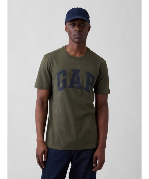 GAP（ギャップ）の「エブリディ ソフト GAPロゴTシャツ(ユニセックス)（Tシャツ/カットソー・メンズ・ブラック/ホワイト/グリーン/ネイビー/ベージュ/イエロー/ブラウン/パープル/イエロー系その他/グリーン系その他/ピンク/イエロー系その他2/レッド/カーキ/ベージュ系その他/グリーン系その他2/グリーン系その他3・XS/S/M/L/XL）」の6枚目の写真