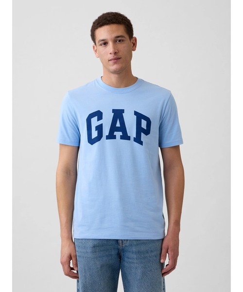 GAP（ギャップ）の「エブリディ ソフト GAPロゴTシャツ(ユニセックス)（Tシャツ/カットソー・メンズ・ブラック/ホワイト/グリーン/ネイビー/ベージュ/イエロー/ブラウン/パープル/イエロー系その他/グリーン系その他/ピンク/イエロー系その他2/レッド/カーキ/ベージュ系その他/グリーン系その他2/グリーン系その他3/ブルー/レッド系その他・XS/S/M/L/XL）」の13枚目の写真