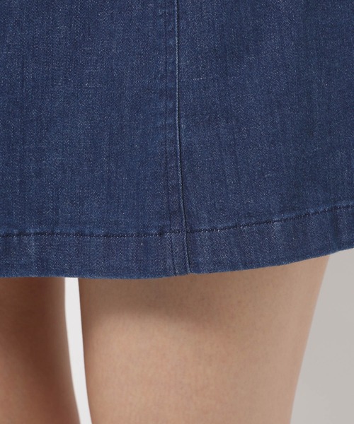 mysty woman(ミスティウーマン)の「フロントZIPデニムベスト 113485(ベスト・レディース・ブルー/ネイビー/ブラック・FREE)」の14枚目の写真