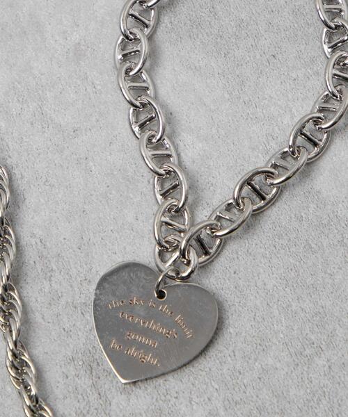 WEGO（ウィゴー）の「WEGO/ヘビーチェーンモチーフネックレス（ネックレス・レディース・その他1/その他2・FREE）」の6枚目の写真