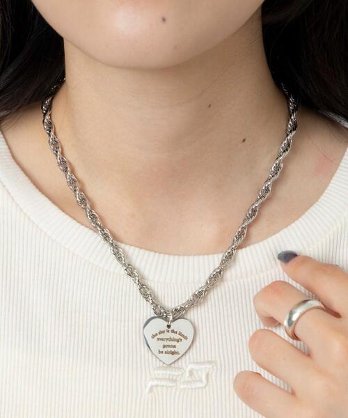 WEGO（ウィゴー）の「WEGO/ヘビーチェーンモチーフネックレス（ネックレス・レディース・その他1/その他2・FREE）」の10枚目の写真