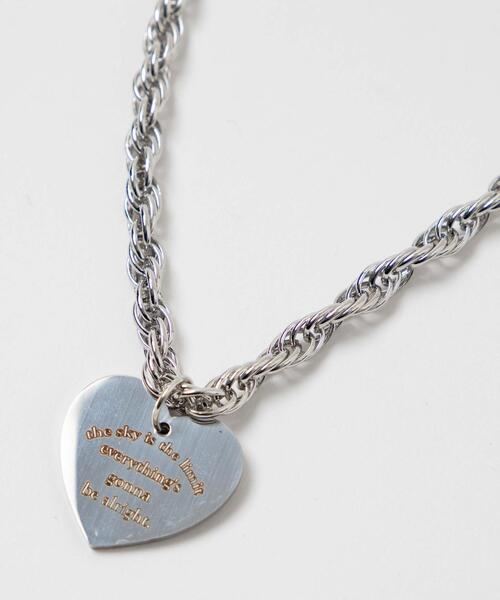 WEGO（ウィゴー）の「WEGO/ヘビーチェーンモチーフネックレス（ネックレス・レディース・その他1/その他2・FREE）」の4枚目の写真