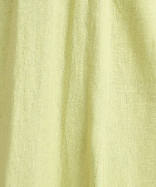 coen（コーエン）の「接触冷感リネンレーヨンフレアスカート（スカート・レディース・ナチュラル/ライム/ダークグレー・M/L）」の7枚目の写真