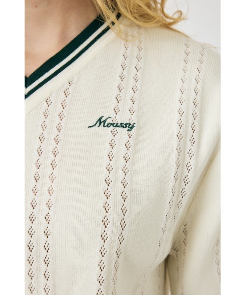 MOUSSY(マウジー)の「MOUSSY CROPPED KNIT Tシャツ(Tシャツ/カットソー・レディース・ライトブラック/オレンジ/アイボリー/ライトブルー・FREE)」の14枚目の写真