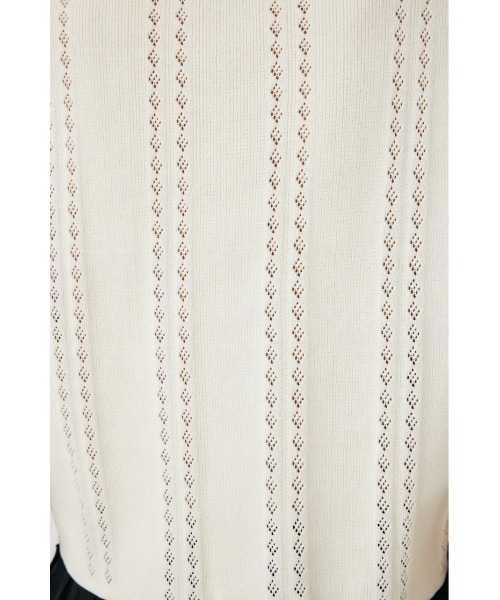 MOUSSY(マウジー)の「MOUSSY CROPPED KNIT Tシャツ(Tシャツ/カットソー・レディース・ライトブラック/オレンジ/アイボリー/ライトブルー・FREE)」の17枚目の写真