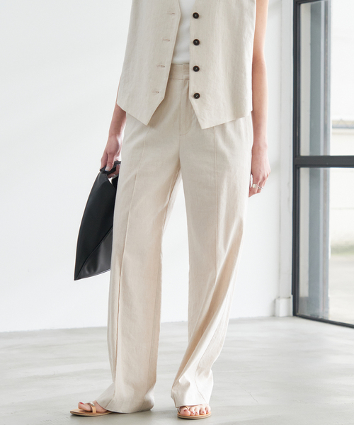 Spick & Span(スピックアンドスパン)の「Vis/Li パンツ(スラックス・レディース・その他9/アイボリー・40/38/36/34)」の14枚目の写真