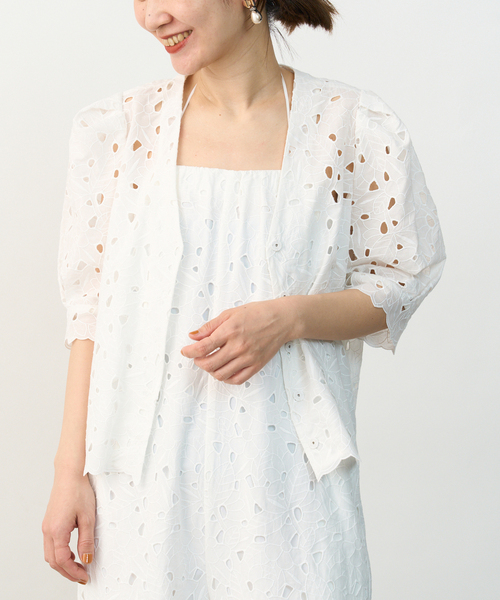 IENAコットン刺繍ブラウス コットン刺繍ブラウス（シャツ/ブラウス）｜VERMEIL par iena