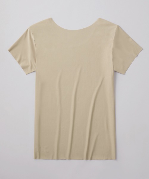 BODY WILD(ボディーワイルド)の「BODY WILD/ボディワイルド Tシャツ専用インナー ボートネックTシャツ 脇パッド付き(インナーウェア/肌着・メンズ・ブラック/ライトベージュ・MEDIUM/LARGE)」の10枚目の写真