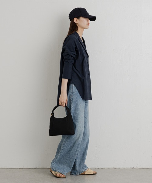 russet（ラシット）の「【ANOTHER BRANCH】シャツジャケット (KS-139)（シャツ/ブラウス・レディース・オフホワイト/ネイビー・FREE）」の14枚目の写真