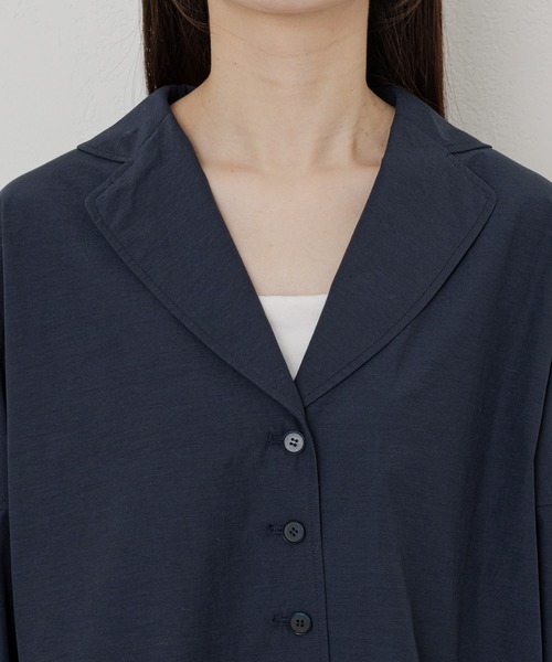russet（ラシット）の「【ANOTHER BRANCH】シャツジャケット (KS-139)（シャツ/ブラウス・レディース・オフホワイト/ネイビー・FREE）」の18枚目の写真