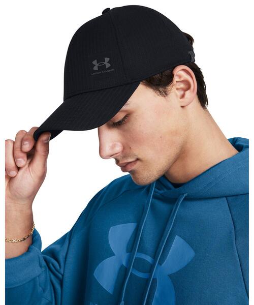 UNDER ARMOUR(アンダーアーマー)の「UAアイソチル アーマーベント アジャスタブル キャップ(トレーニング/メンズ)(キャップ・メンズ・ブラック・ONESIZE)」の3枚目の写真