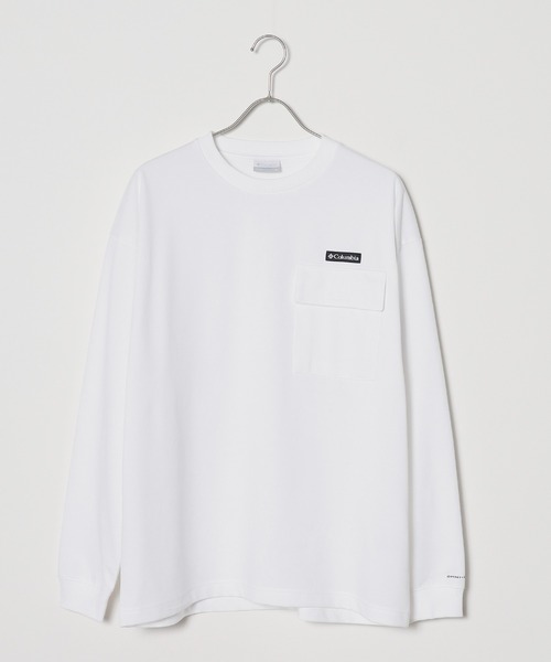 Columbia(コロンビア)の「Columbia/コロンビア Niagara Avenue Long Sleeve Crew 長袖Tシャツ(Tシャツ/カットソー・メンズ・グレー系1/ブラック系1/ブラック系2/ホワイト系1・XL/L/M)」の1枚目の写真