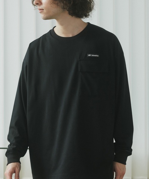 Columbia(コロンビア)の「Columbia/コロンビア Niagara Avenue Long Sleeve Crew 長袖Tシャツ(Tシャツ/カットソー・メンズ・グレー系1/ブラック系1/ブラック系2/ホワイト系1・XL/L/M)」の2枚目の写真