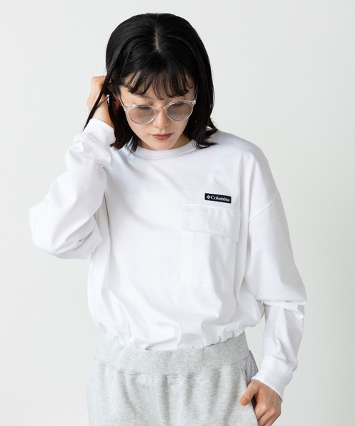 Columbia(コロンビア)の「Columbia/コロンビア Niagara Avenue Long Sleeve Crew 長袖Tシャツ(Tシャツ/カットソー・メンズ・グレー系1/ブラック系1/ブラック系2/ホワイト系1・XL/L/M)」の9枚目の写真