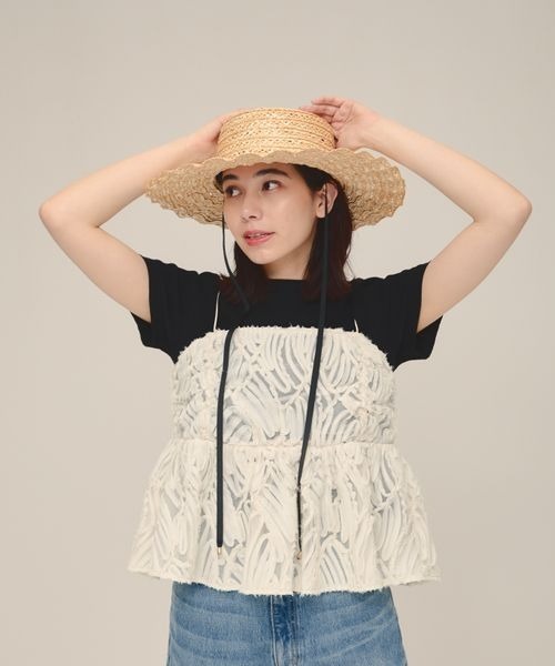 JEANASIS（ジーナシス）の「【eL】2Way Camisole/117082
