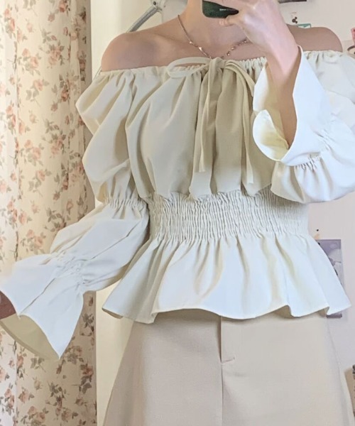 【美品】さえらヒスクローネ　ブラウス　Size2 高身長 Vネックブラウス （トールサイズ） 通販【ニッセン】