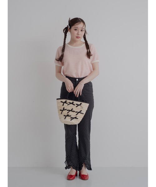 JUMELLE（ジュメロ）の「twee T（Tシャツ/カットソー・レディース・ピンク/アイボリー・FREE）」の16枚目の写真