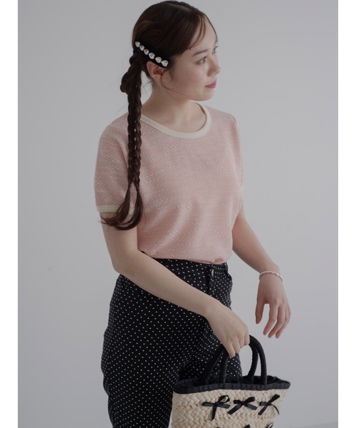 JUMELLE（ジュメロ）の「twee T（Tシャツ/カットソー・レディース・ピンク/アイボリー・FREE）」の20枚目の写真