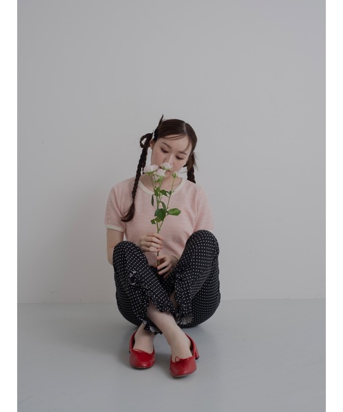 JUMELLE（ジュメロ）の「twee T（Tシャツ/カットソー・レディース・ピンク/アイボリー・FREE）」の21枚目の写真