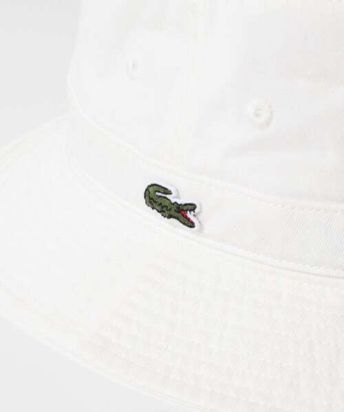 LACOSTE（ラコステ）の「LACOSTE　バケットハット（ハット・レディース・ブラック/ネイビー/ホワイト/ベージュ・FREE）」の6枚目の写真