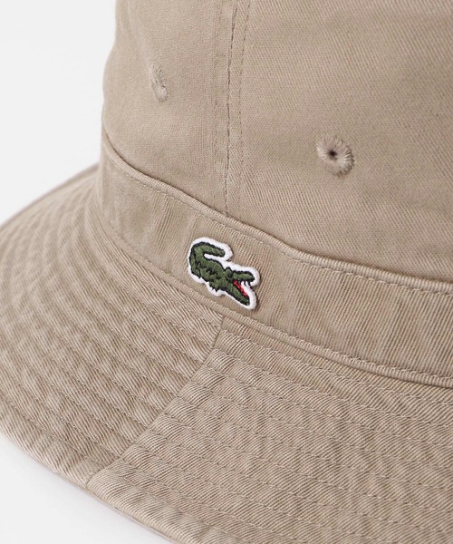 LACOSTE（ラコステ）の「LACOSTE　バケットハット（ハット・レディース・ブラック/ネイビー/ホワイト/ベージュ・FREE）」の8枚目の写真