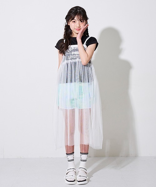 by LOVEiT（バイラビット）の「チュールキャミワンピース