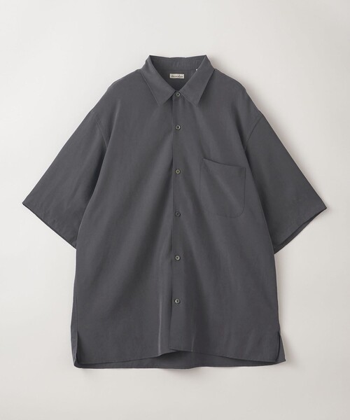 スティーブンアラン　ショートスリーブチェックシャツ　ブラック Steven Alan ショート丈チェックシャツ レディース