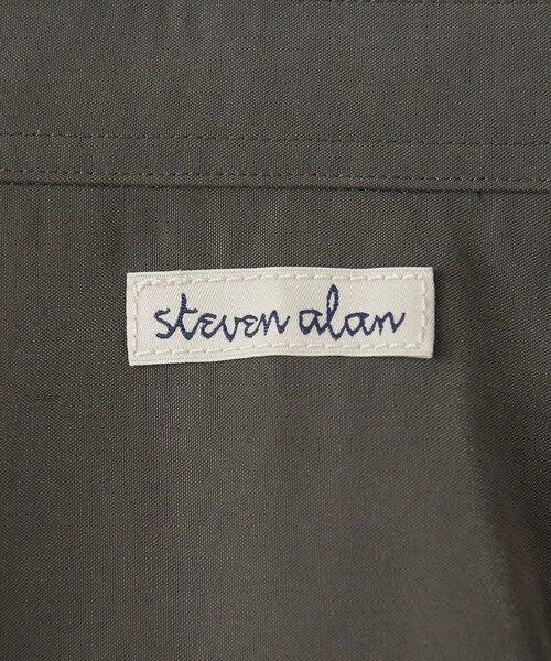 Steven Alan（スティーブンアラン）の「＜Steven Alan＞ ドレープ ショートスリーブ シャツ -STANDARD LOOSE BOX（シャツ/ブラウス・メンズ・モカ/ダークグレー/ダークグリーン・XL/L/M/S）」の17枚目の写真