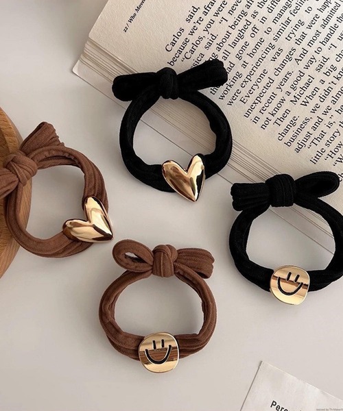 pur chouchou/ハート スマイル ヘアゴム P4220（ヘアゴム）｜TONE