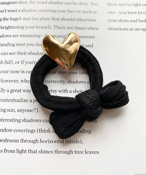 TONE SELECT GOODS（トーンセレクトグッズ）の「pur chouchou/ハート スマイル ヘアゴム P4220（ヘアゴム・レディース・ブラック系1/ブラック系2/ブラウン系2/ブラウン系1・FREE）」の9枚目の写真