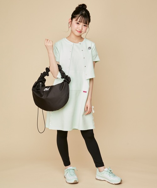 JENNI（ジェニィ）の「2wayドロストショルダーバッグ（ショルダーバッグ・キッズ・アイボリー/ブラック/グレー・F）」の11枚目の写真