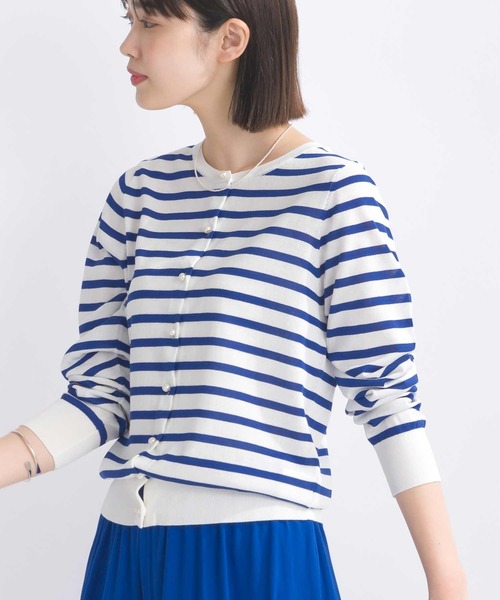 PICCIN（ピッチン）の「接触冷感パールボタンカーディガン（カーディガン/ボレロ・レディース・ブラック系その他/オフホワイト/ブラック/ホワイト系その他/ピンク/ライトグレー・M）」の8枚目の写真