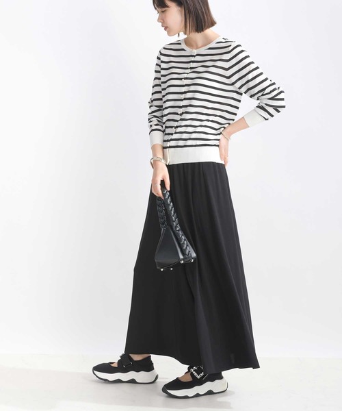 PICCIN（ピッチン）の「接触冷感パールボタンカーディガン（カーディガン/ボレロ・レディース・ブラック系その他/オフホワイト/ブラック/ホワイト系その他/ピンク/ライトグレー・M）」の17枚目の写真