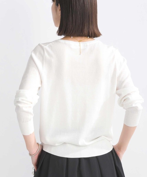 PICCIN（ピッチン）の「接触冷感パールボタンカーディガン（カーディガン/ボレロ・レディース・ブラック系その他/オフホワイト/ブラック/ホワイト系その他/ピンク/ライトグレー・M）」の21枚目の写真