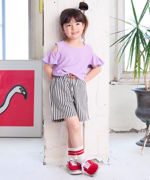 Life Support Products（ライフサポートプロダクツ）の「デイリーショートパンツ（80～150cm）（その他パンツ・キッズ・オレンジ/チャコール/ブラウン/マルチ/ブルー/ライトブルー/オフホワイト/グレー/レッド/ピンク/グリーン/ストライプ/グリーン系その他/チェック・95/150/100/90/80/120/110/140/130）」の17枚目の写真