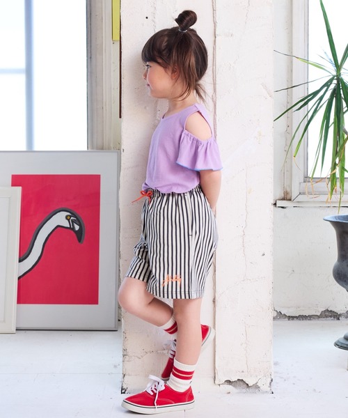 Life Support Products（ライフサポートプロダクツ）の「デイリーショートパンツ（80～150cm）（その他パンツ・キッズ・オレンジ/チャコール/ブラウン/マルチ/ブルー/ライトブルー/オフホワイト/グレー/レッド/ピンク/グリーン/ストライプ/グリーン系その他/チェック・95/150/100/90/80/120/110/140/130）」の18枚目の写真