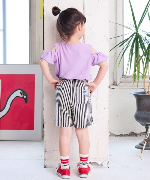 Life Support Products（ライフサポートプロダクツ）の「デイリーショートパンツ（80～150cm）（その他パンツ・キッズ・オレンジ/チャコール/ブラウン/マルチ/ブルー/ライトブルー/オフホワイト/グレー/レッド/ピンク/グリーン/ストライプ/グリーン系その他/チェック・95/150/100/90/80/120/110/140/130）」の19枚目の写真