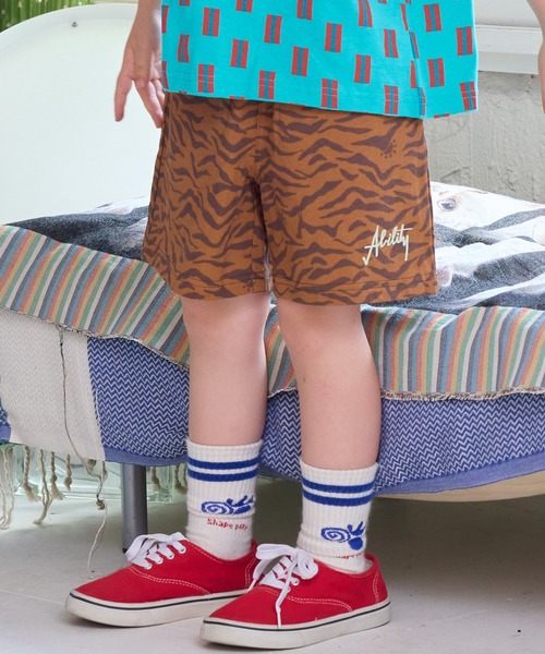 Life Support Products（ライフサポートプロダクツ）の「デイリーショートパンツ（80～150cm）（その他パンツ・キッズ・オレンジ/チャコール/ブラウン/マルチ/ブルー/ライトブルー/オフホワイト/グレー/レッド/ピンク/グリーン/ストライプ/グリーン系その他/チェック・95/150/100/90/80/120/110/140/130）」の21枚目の写真