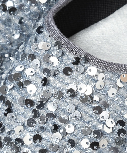 niko and...（ニコアンド）の「オリジナルスパンコールカンフーシューズ（バレエシューズ・レディース・シルバー/その他1/ブラック・LARGE/MEDIUM/SMALL）」の14枚目の写真