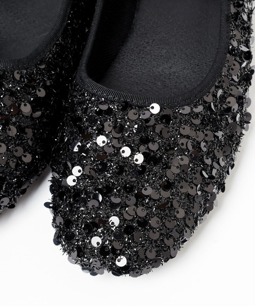 niko and...（ニコアンド）の「オリジナルスパンコールカンフーシューズ（バレエシューズ・レディース・シルバー/その他1/ブラック・LARGE/MEDIUM/SMALL）」の16枚目の写真